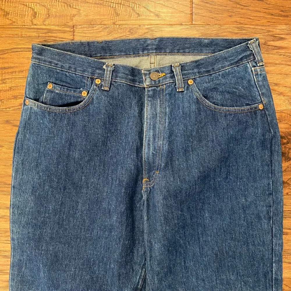Polo Ralph Lauren Authentic Dungarees USA Blue Straight Leg Jeans W34 L32